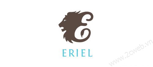 Thiết kế logo biểu tượng sư tử qua các thương hiệu nổi tiếng - 2Cweb - Eriel logo