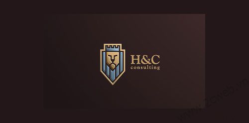 Thiết kế logo biểu tượng sư tử qua các thương hiệu nổi tiếng - 2Cweb - H&C logo