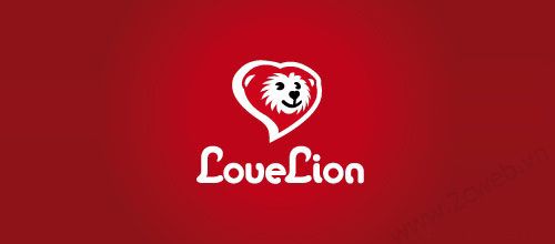 Thiết kế logo biểu tượng sư tử qua các thương hiệu nổi tiếng - 2Cweb - Love lion logo
