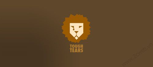 Thiết kế logo biểu tượng sư tử qua các thương hiệu nổi tiếng - 2Cweb - Tough tears logo