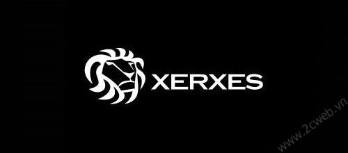 Thiết kế logo biểu tượng sư tử qua các thương hiệu nổi tiếng - 2Cweb - Xerxes logo