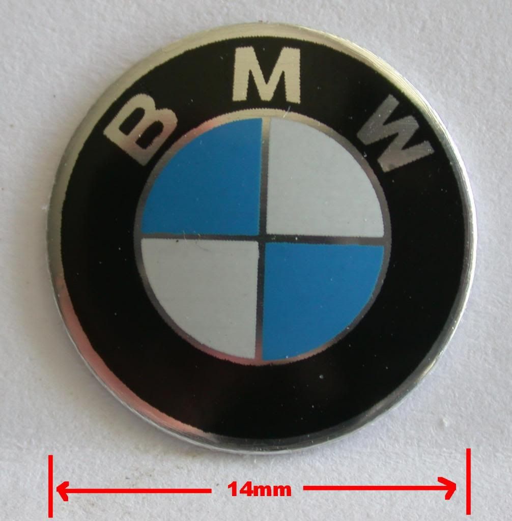 Bmw key fob emblem sticker #3