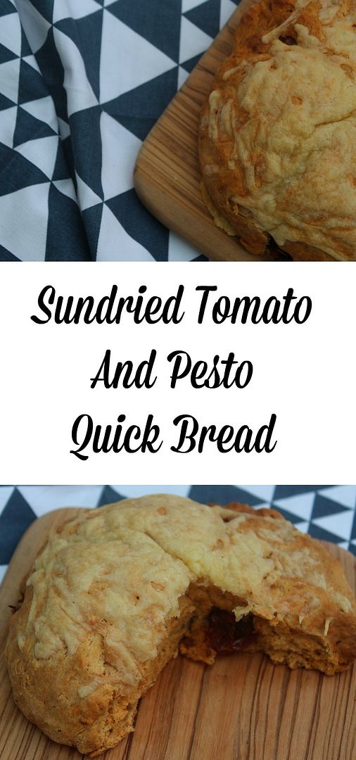 Sundried tomato and pesto quick bread recipe