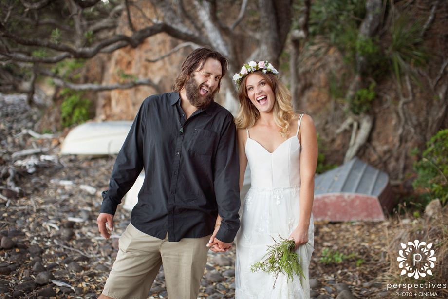 Coromandel Wedding Photographers Rach & Trent's beautiful Waikawau
