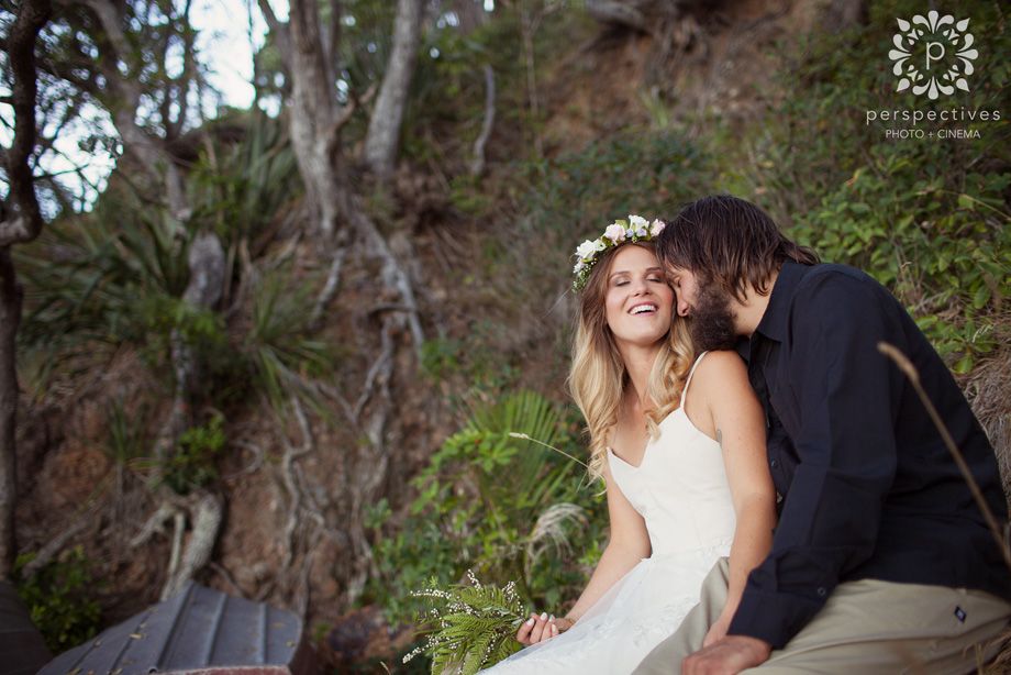 Coromandel Wedding Photographers Rach & Trent's beautiful Waikawau