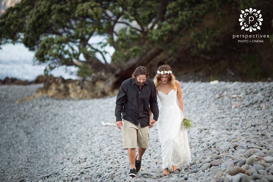 Coromandel Wedding Photographers Rach & Trent's beautiful Waikawau