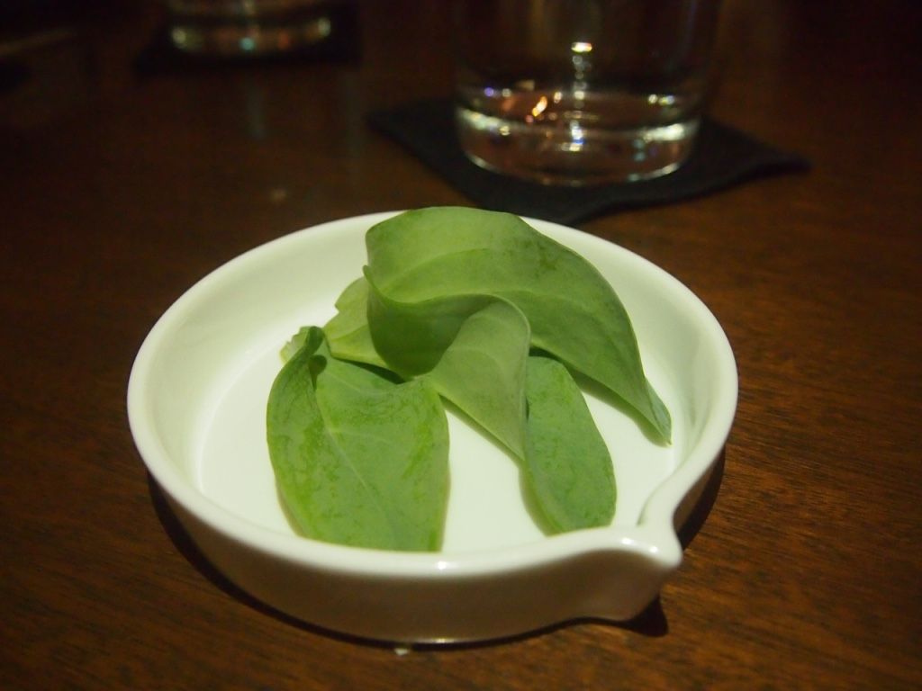 photo Chefs Table by Chef Stephan Tras Street oyster leaf.jpg
