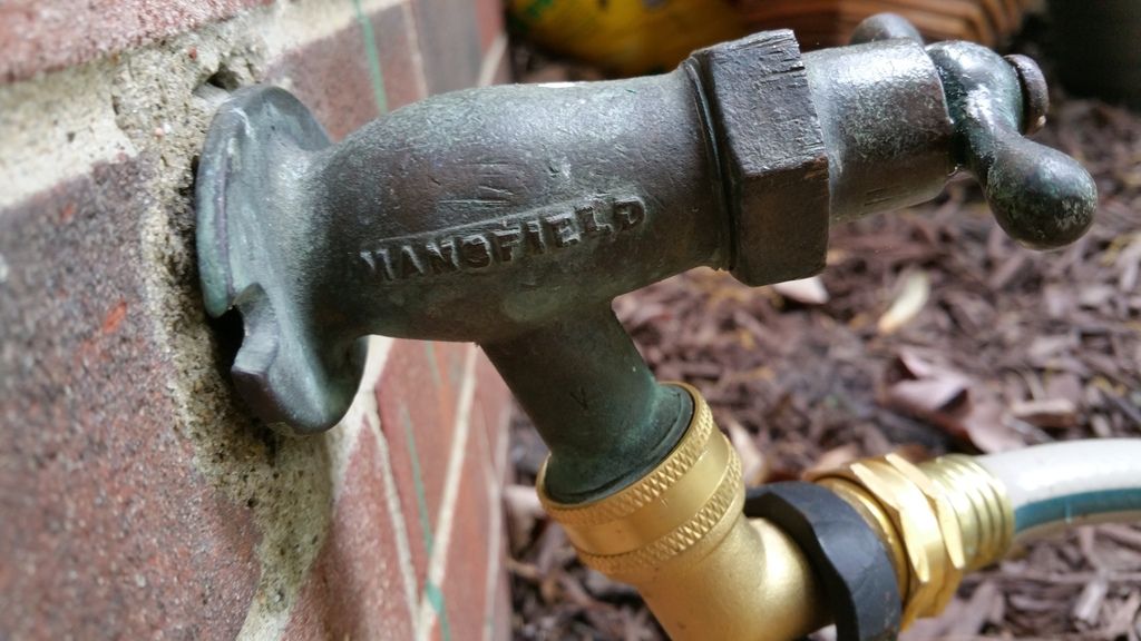 Old Mansfield hose bibb leaking