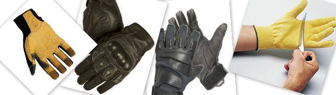 Variety of Kelvar Gloves