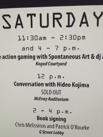 Hideo Kojima GameFest Interview