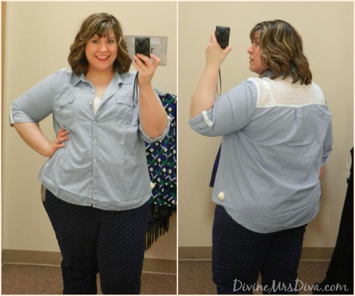   In The Dressing Room: Catherines (Light and Airy Shirt) - DivineMrsDiva.com