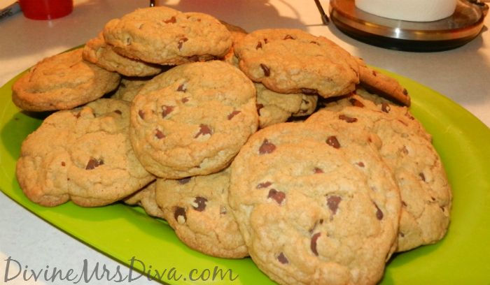 DivineMrsDiva.com - Party Appetizers: Thick and Chewy Chocolate Chip Cookies