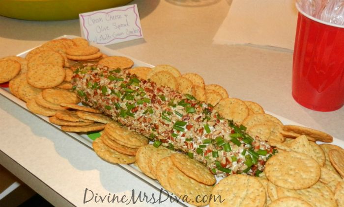 DivineMrsDiva.com - Party Appetizers: Cream Cheese-Olive Spread