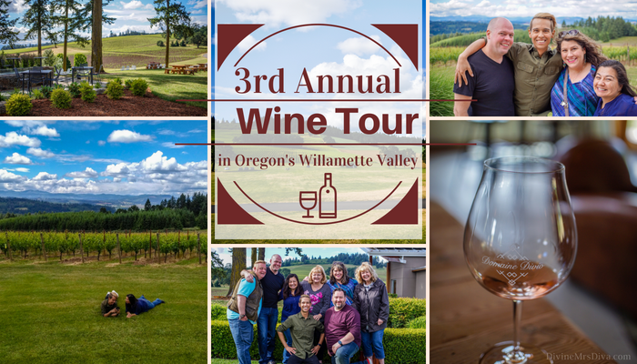 Hailey and friends took their 3rd annual wine tour in Oregon's Willamette Valley.  See where they went in today's blog post! - DivineMrsDiva.com #backcountrywinetours #winetour #portland #portlandor #oregon #willamettevalley #stoller #fairsing #eminentdomaine #domainedivio #winery