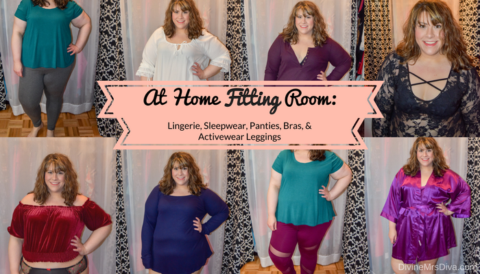 At Home Fitting Room: Lingerie, Sleepwear, Panties, Bras, & Activewear Leggings