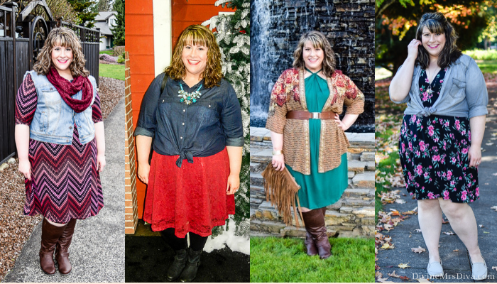 In today’s KATU Afternoon Live post, Hailey shares her tips for layering your summer dresses so you can wear them year round! - DivineMrsDiva.com #AfternoonLive #KATUAfternoonLive #portland #psblogger #fallstyle #winterstyle #psootd #fall #plussize #styleblogger #plussizeclothing #outfit #style #plussizecasual