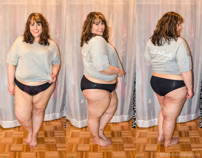 In today's post Hailey reviews lingerie, sleepwear, and panties from Hips and Curves, Torrid, and Lane Bryant. (Hips and Curves Darcie Front Lace Panel Cheeky Brief) - DivineMrsDiva.com #LaneBryant #Torrid #TorridInsider #HipsandCurves #befullyyou #Ilovemyhipsandcurves #psblogger #plussizeblogger #styleblogger #plussizelingerie #plussize #fittingroom #plussizepanties 