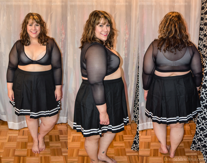 In today's post Hailey reviews lingerie, sleepwear, and panties from Hips and Curves, Torrid, and Lane Bryant. (Hips and Curves Mesh Bolero) - DivineMrsDiva.com #LaneBryant #Torrid #TorridInsider #HipsandCurves #befullyyou #Ilovemyhipsandcurves #psblogger #plussizeblogger #styleblogger #plussizelingerie #plussize #fittingroom #plussizepanties 