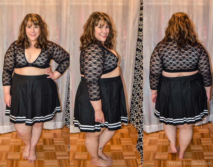 In today's post Hailey reviews lingerie, sleepwear, and panties from Hips and Curves, Torrid, and Lane Bryant. (Hips and Curves Stretch Lace Bolero) - DivineMrsDiva.com #LaneBryant #Torrid #TorridInsider #HipsandCurves #befullyyou #Ilovemyhipsandcurves #psblogger #plussizeblogger #styleblogger #plussizelingerie #plussize #fittingroom #plussizepanties 