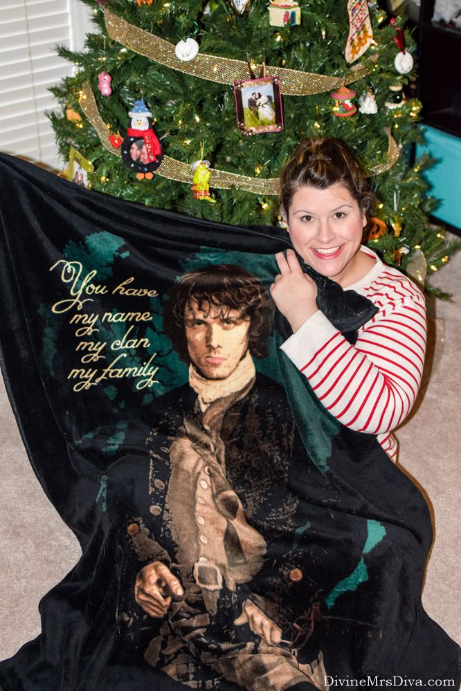 My Favorite Things: A Gift Guide, featuring Hailey’s picks in hair care, skincare, makeup, home goods, health and wellness, and more!  (Jaime Fraser Outlander Fleece Blanket) - DivineMrsDiva.com #giftguide #stockingstuffers #favoritethings #giftideas #makeup #curlyhair #RoyalLocks #Etsyfinds #skincare #Quin #Outlander 