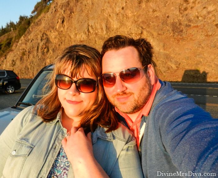 It’s road trip time!  Today, Hailey takes you hiking through the Redwoods, to the Elk Meadow for some elk watching, and for a lovely sunset stroll along the beach! (DeMartin Beach) – DivineMrsDiva.com #travel #vacation #plussizetravel #roadtrip #california #northerncalifornia #redwoods #elkmeadow #crescentcity #crescentharbor #demartinbeach
