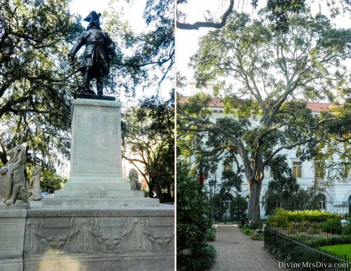In today's post, Hailey reminsces on her trip to Savannah, Georgia to visit her sister, and talks of the sightseeing adventures from the trip.(Downtown Savannah) - DivineMrsDiva.com #Savannah #SavannahGA #travel #vacation #plussizetravel #dolphincruise #hiltonhead #alligatorsoul #downtownsavannah #oldfortjackson #bonaventurecemetery #wormsloeplantation