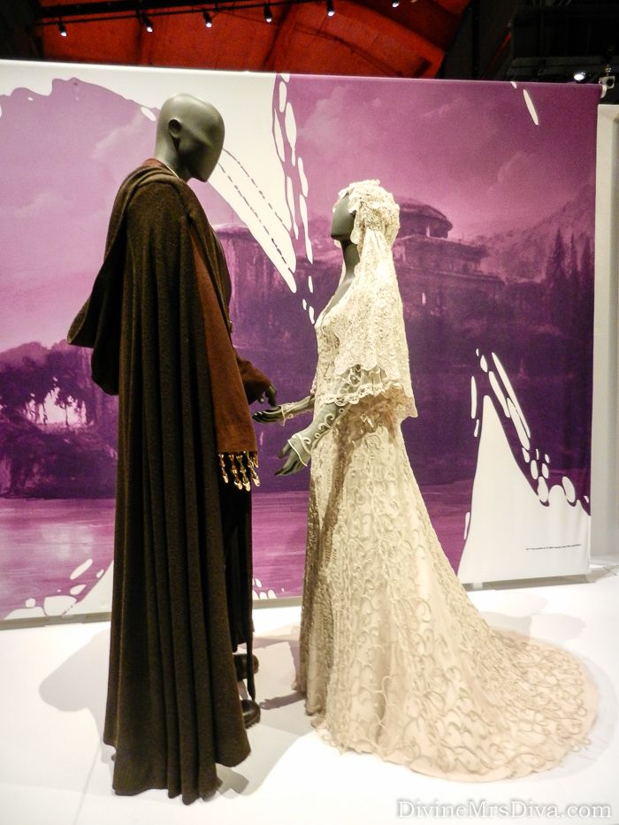Star Wars: Power of Costume Exhibit (Padme Amidala's Wedding Gown) - EMP Museum - Seattle, WA - DivineMrsDiva.com #StarWars #EMP #StarWarsExhibit