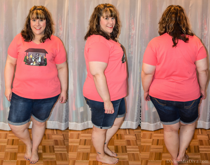 In her latest At Home Fitting Room post, Hailey reviews tops from Torrid, ThinkGeek, Her Universe, Lane Bryant, Catherines, Kohl’s, Weebox, and Custom Ink. (Custom Ink Southern Sassenachs 2018 Fundraiser Tee) - DivineMrsDiva.com #LaneBryant #Torrid #TorridInsider #ThinkGeek #HerUniverse #Catherines #Kohls #Weebox #Customink #Curvychiccloset #psblogger #plussizeblogger #styleblogger #plussizecasual #plussize #fittingroom  