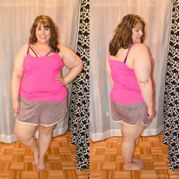 In her latest At Home Fitting Room post, Hailey reviews tops from Torrid, ThinkGeek, Her Universe, Lane Bryant, Catherines, Kohl’s, Weebox, and Custom Ink. (Torrid Strappy Foxy Cami) - DivineMrsDiva.com #LaneBryant #Torrid #TorridInsider #ThinkGeek #HerUniverse #Catherines #Kohls #Weebox #Customink #Curvychiccloset #psblogger #plussizeblogger #styleblogger #plussizecasual #plussize #fittingroom  