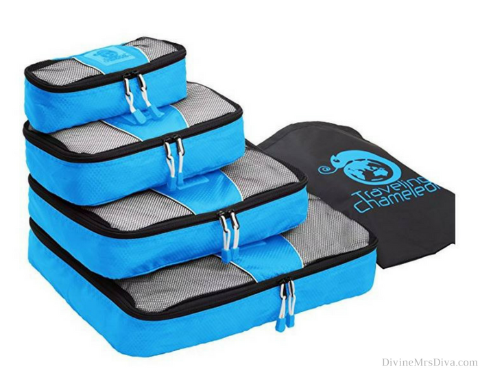 My Favorite Travel Accessories and Sunscreen {Chameleon Packing Cubes}- DivineMrsDiva.com #COOLA #Supergoop #sunscreen #travel #vacation #travelaccessories #whattopack 
