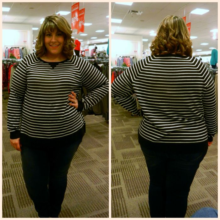 In The Dressing Room: JCPenney (a.n.a Long-Sleeve Crewneck Sweater) - DivineMrsDiva.com