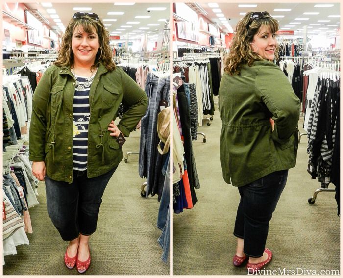Hailey is trying on the Ava & Viv Forest Anorak Jacket from Target. - DivineMrsDiva.com