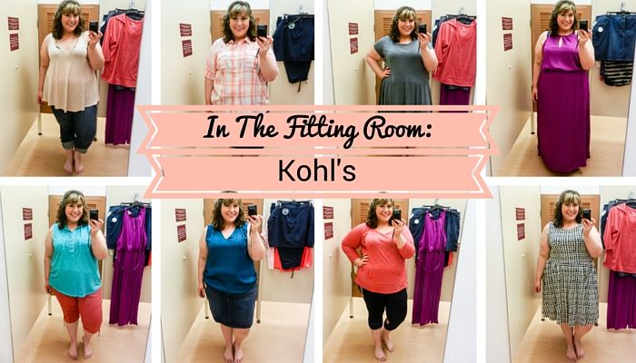 Hailey's trying on styles from Kohl's today on the blog. - DivineMrsDiva.com #Kohls #fittingroom #plussizefittingroom #psblogger #plussizeblogger #styleblogger #plussizefashion #plussize #psootd #SpringStyle #SummerStyle #plussizecasual