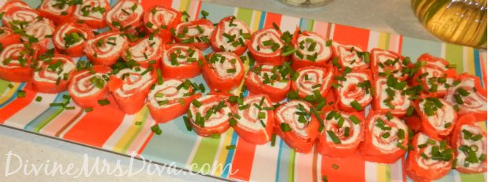 DivineMrsDiva.com - Party Appetizers: Smoked Salmon Rolls