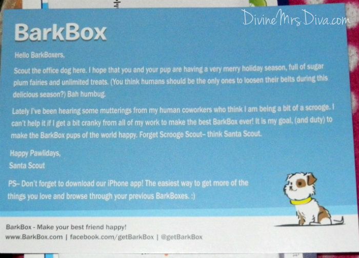Barkbox - December 2012