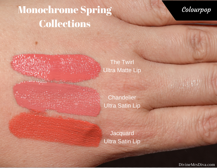 A Colourpop Swatchfest for 2017, including the Pressed Powder Shadows, Spring Monochrome Collection, No Filter Concealers, Pressed Powder Highlighters, Crystal Collection, Blotted Lips, Ultra Blotted Lips, and more!! - DivineMrsDiva.com #Colourpop #makeup #colourpopcosmetics #swatch #swatches #colourpopswatches #beauty