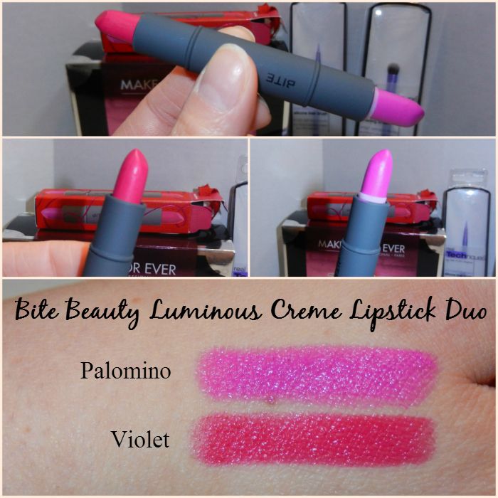 Bite Beauty Luminous Crème Lipstick Duo (Palomino/Violet) - DivineMrsDiva.com