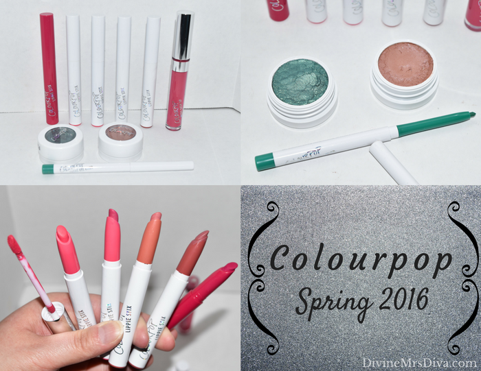 Colourpop Swatchfest: Swatches from Spring, Summer, Fall, and Holiday 2016 collection purchases, as well as regular products and colors, Kathleen Lights Collection, and Kaepop Collection. (Colourpop Spring 2016) - DivineMrsDiva.com #makeupjunkie #makeup #colourpop #colourpopswatches #swatches #swatch #beauty