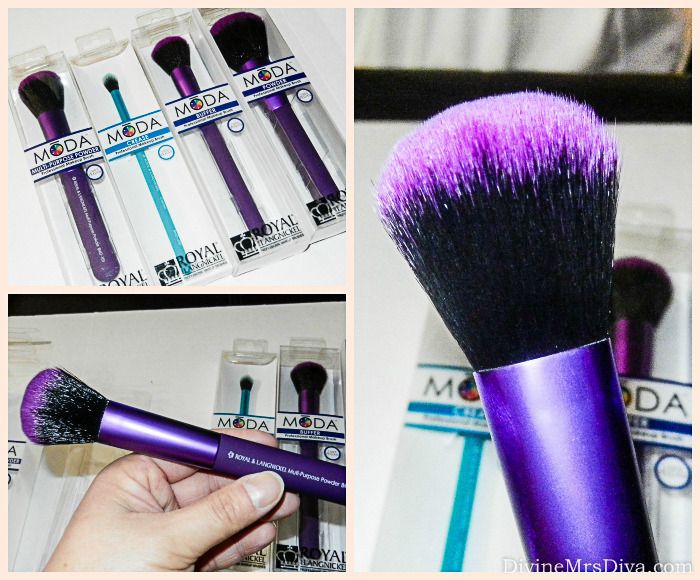 Black Friday Shopping Haul – Royal and Langnickel MODA brushes (Powder brush, Multi-Purpose Powder brush, Buffer brush, Crease/Smudge brush)  – DivineMrsDiva.com #royalandlangnickel #beauty #beautyblogger #psblogger #plussizeblogger #makeup #makeupbrushes #review #moda