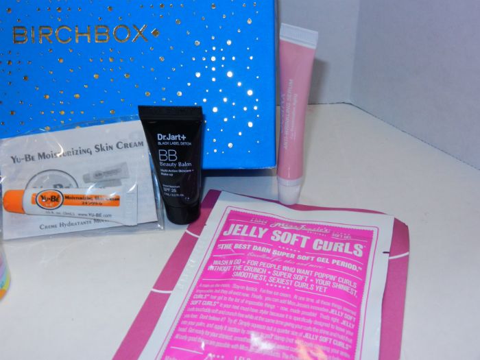 Birchbox Review:  December 2014 (Yu-Be Moisturizing Skin Cream, Dr. Jart+ Black Label Detox BB Beauty Balm, SeaRX Anti-Wrinkle Facial Lift Treatment Serum, Miss Jessie's Jelly Soft Curls) - DivineMrsDiva.com