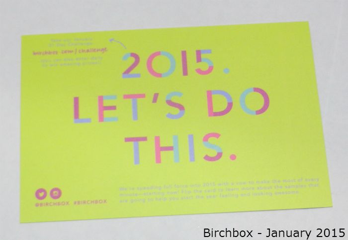 Birchbox Review: January 2015 - DivineMrsDiva.com