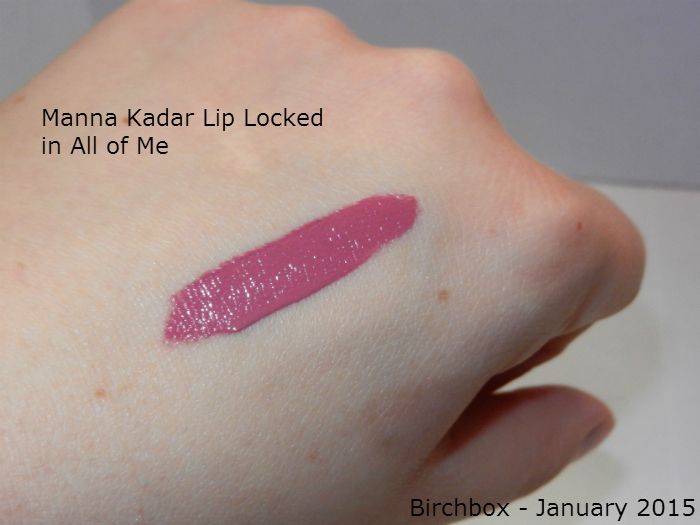 Birchbox Review: January 2015 (Manna Kadar Lip Locked Priming Gloss in All of Me) - DivineMrsDiva.com