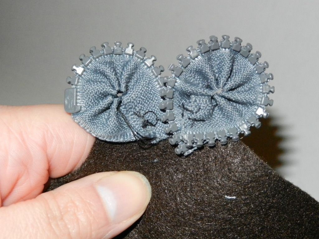 Star Wars DIY Zipper Flower Hair Barrette Tutorial