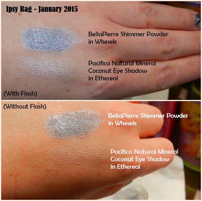 Ipsy Bag Review: January 2015 (BellaPierre Shimmer Powder and Pacifica Natural Mineral Coconut Eye Shadow) - DivineMrsDiva.com