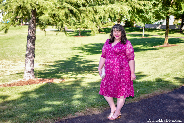 In today’s post, Hailey is ready for any party or event you want to throw at her, reviewing Kiyonna’s Glittering Affair Wrap Dress. You can also see her latest KATU Afternoon Live appearance in which she talks about special occasion dresses and accessories. - DivineMrsDiva.com #Kiyonna #KiyonnaStyle #KiyonnaCurves #psblogger #plussizeblogger #styleblogger #plussizefashion #plussize #psootd #ootd #plussizeclothing #outfit #style #specialoccasion #weddingstyle #wrapdress