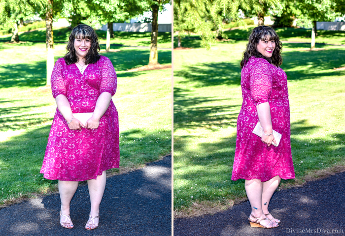 In today’s post, Hailey is ready for any party or event you want to throw at her, reviewing Kiyonna’s Glittering Affair Wrap Dress. You can also see her latest KATU Afternoon Live appearance in which she talks about special occasion dresses and accessories. - DivineMrsDiva.com #Kiyonna #KiyonnaStyle #KiyonnaCurves #psblogger #plussizeblogger #styleblogger #plussizefashion #plussize #psootd #ootd #plussizeclothing #outfit #style #specialoccasion #weddingstyle #wrapdress 