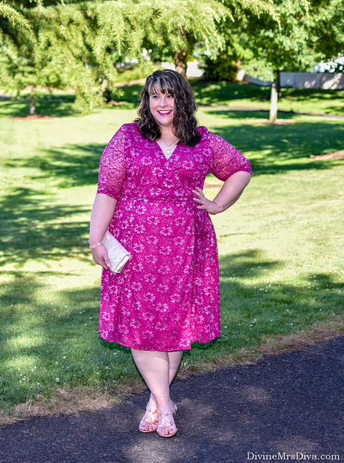In today’s post, Hailey is ready for any party or event you want to throw at her, reviewing Kiyonna’s Glittering Affair Wrap Dress. You can also see her latest KATU Afternoon Live appearance in which she talks about special occasion dresses and accessories. - DivineMrsDiva.com #Kiyonna #KiyonnaStyle #KiyonnaCurves #psblogger #plussizeblogger #styleblogger #plussizefashion #plussize #psootd #ootd #plussizeclothing #outfit #style #specialoccasion #weddingstyle #wrapdress