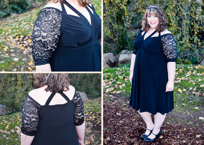 In today's post Hailey reviews the Luring Lace Dress from Kiyonna and tells you how you can score it and other limited quantity dresses for only $40 this week!- DivineMrsDiva.com #Kiyonna #KiyonnaStyle #KiyonnaPlusYou #psblogger #plussizeblogger #styleblogger #plussizefashion #plussize #psootd #ootd #plussizeclothing #outfit #winter #spring #summer #fall #style #datenight #weddingstyle 