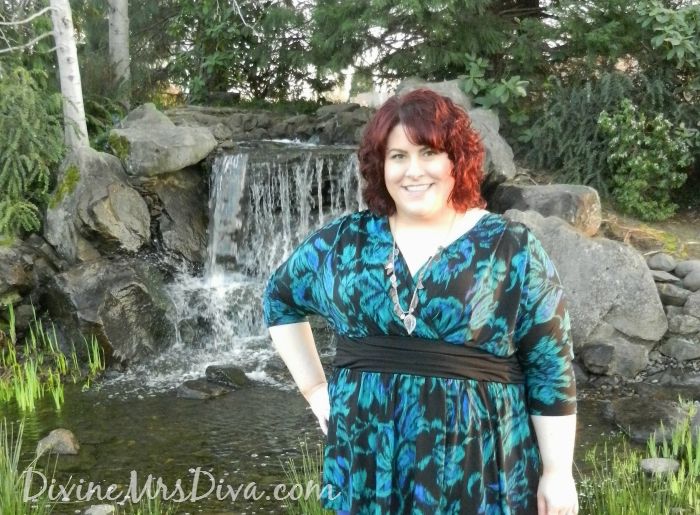 DivineMrsDiva.com - Kiyonna Devon Dolman Sleeve Top, Lane Bryant Ponte Knit Pencil Skirt