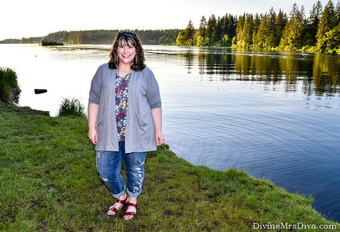 In today's post, Hailey reviews the Adriana Cardigan from Kiyonna, a perfect layering piece for breezy summer nights, travel, and transitioning into fall! - DivineMrsDiva.com #Kiyonna #KiyonnaPlusYou #Kiyonnastyle #Torrid #TorridInsider #Thesecurves #ModCloth #psblogger #plussizeblogger #styleblogger #plussizefashion #plussize #psootd #ootd #plussizeclothing #outfit #fall #spring #summer #style 